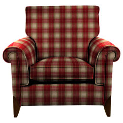 Duresta Cavendish Armchair Kintyre Check Peony